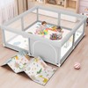 Baby Playpen with Mat 50x50 Inch, Play Pen for Babies