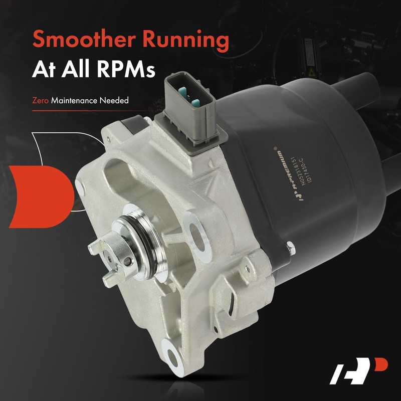 A-Premium Ignition Distributor with Cap and Rotor Compatible with Honda