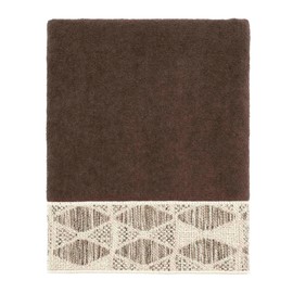 Avanti Linens - Hand Towel, Soft & Absorbent Cotton Towel (Vernon Collection, Mocha)