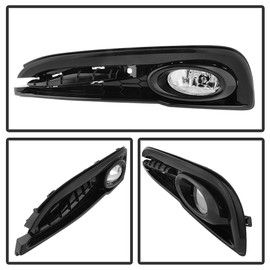 ACANII - For 2013-2015 Honda Civic 4-Door Sedan Bumper Fog Lights Lamps w/Switch Assembly Driver & Passenger Side