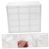 SHOWERORO 12-Grid Drawer Storage Box Versatile Desk Organizer for Office
