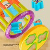 Kids Blocks Shape Sorting Toy Plastic Montessori Activity Cube Baby