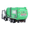 1:32 Garbage Truck Toy with Dumpster 4 Trash Bins Friction