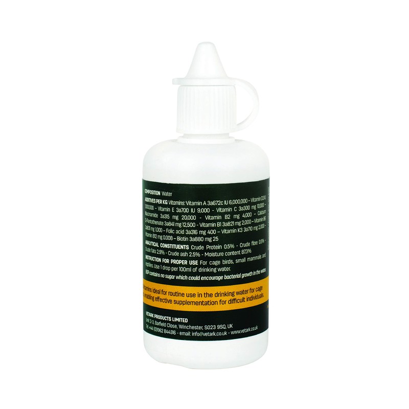 BSP Vitamin Drops |High Potency Liquid Vitamin Supplement for Birds,