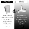 Stainless Steel Chip Clips,Long Heavy Duty Chip Clip for Record