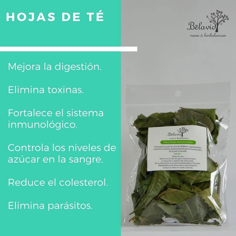Neem Extracto 50ml y Hojas Deshidratadas 21g