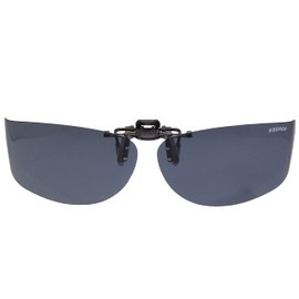 Cliponkeeper SM 9322 Keeper, Made in Japan, Polarized Bib, Clip Type, Sunglasses, Over Glasses, UV Protection, Ultra Lightweight, Flip-up Type, Large, Cool