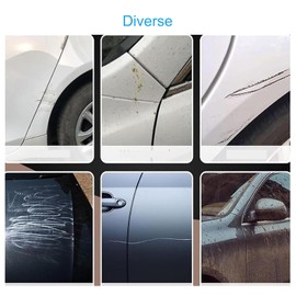 3 PCS Premium Microfiber Cloth and Car Scratch Remover for Car Scratches, Advanced Nano Car Scratch Remover Easily Repair Scratches, Swirls, Paint Residues, Water Spots and Restore (White)