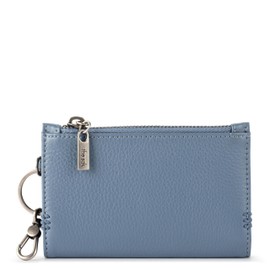The Sak Encino Card Wallet - Women's Leather Wallet For Everyday - Slim Wallet With Zipper, Credit Card Slots & Coin Holder