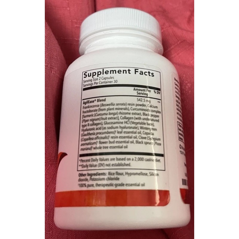 Young Living AgilEase Herbal Supplement - 60 Capsules Collagen Joint