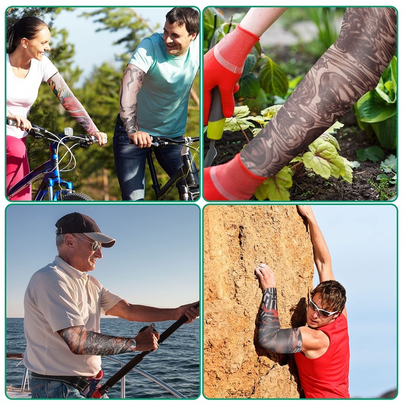 BBTO Tattoo Sleeve Set Fake Sun Cream Arm Warmers Pack