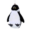 Gisela Graham Faux Fur Penguin Hanging Decoration