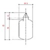 [Yu-Packet Compatible Product] TOTO Parts [AFKA110N1] Drain Piece Check Valve
