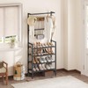 YATINEY Hall Tree, Coat and Shoe Rack, Entryway Coat Rack
