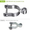 Insaga 304 Stainless Steel Gate Hinges 2Pcs for 1-7/8" Chain