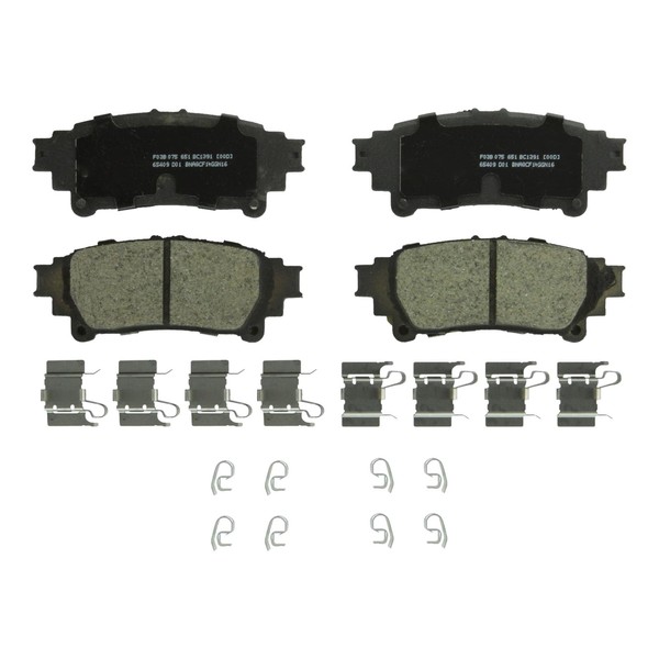Stirling 4PCs Rear Brake Ceramic Pads kit for Lexus IS300