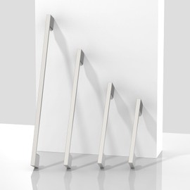 Asimerdeco 10 Pack Brushed Satin Nickel Cabinet Pulls 3 Inch(76mm) Kitchen Cabinet Handles Solid Zinc Alloy Cabinet Hardware Drawer Pulls