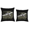 Funny A10 Thunderbolt Warthog BRRRRRT Throw Pillow