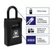 BRINKS - 79mm Outdoor Lock Box - 4-Dial Resettable Combination