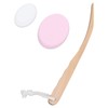 Lotion Applicator Long Handle Back Cream Applicator with 4 Replaceable