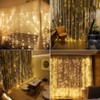 IMAGE Curtain String Lights 6mx3m Mains Powered 600LED Fairy Curtain