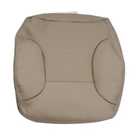 NLQR Tan #XK Front Driver Side Bottom Replacement Seat Cover Microfiber Leather Mocha Tan Compatible with Ford Bronco 1992 1993 1994 1995 1996