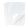 100 Sheets 8.5 x 11 Inch Clear Transparent Sheets 100%