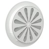 The t16drb-y Ventilation Grille Round Plastic Recessed, White