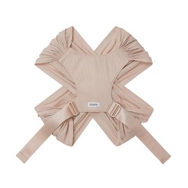 Konny Baby Carrier Flex AirMesh with Head Support- Adjustable, Easy to Wear Baby Wrap Sling, Perfect for Newborn Babies Essentials up to 44 lbs (M-4XL) - Pale Pink