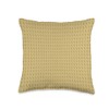 Light Brown Yellowish Tinge Khaki Tweed Pattern Decor Throw Pillow