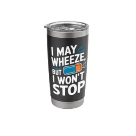 Asthma Awareness Wheezing Asthmatic Inhaler Asthma Warrior Stainless Steel Insulated Tumbler