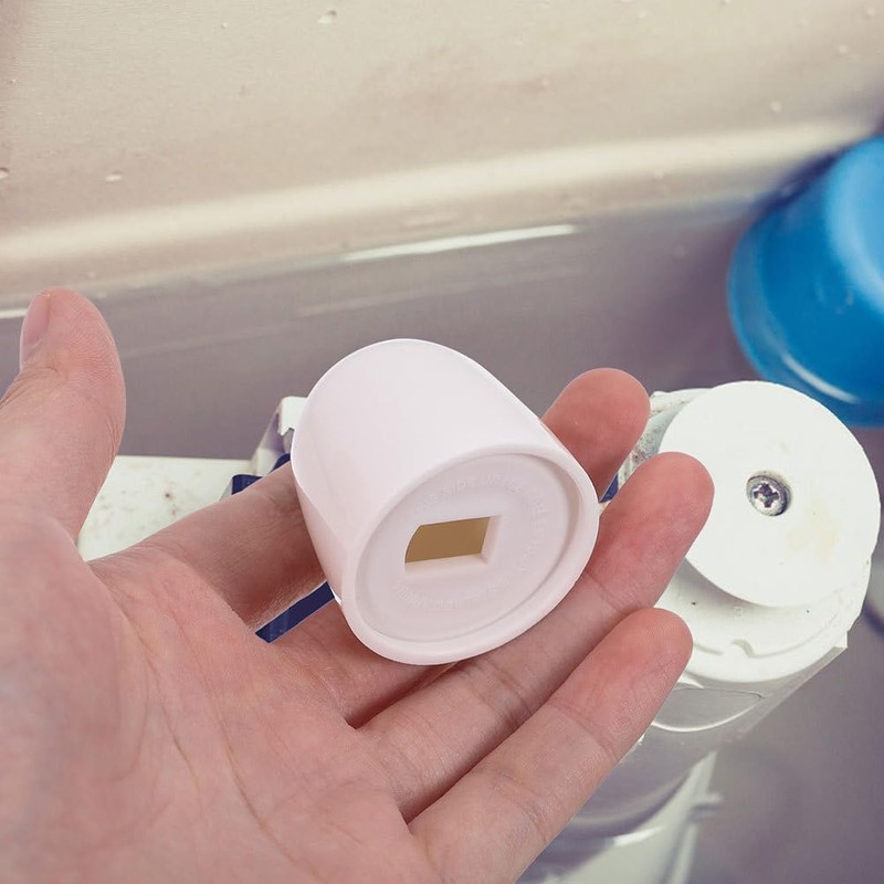 HOMSFOU 8Pcs Universal Toilet Bolt Covers - Easy Installation Decorative