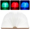 USB Magnetic Wooden Book Light Portable LED Foldable Desk Night