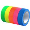 Dokpav 5 Rollos Cinta Adhesiva de Neón Fluorescente, Cintas de