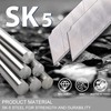 Scimaker 25MM Heavy Duty Utility Knife, Box Cutter with 10pcs