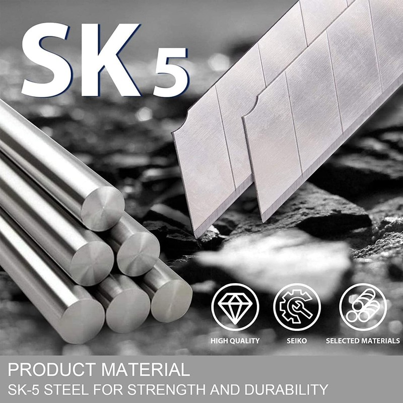 Scimaker 25MM Heavy Duty Utility Knife, Box Cutter with 10pcs