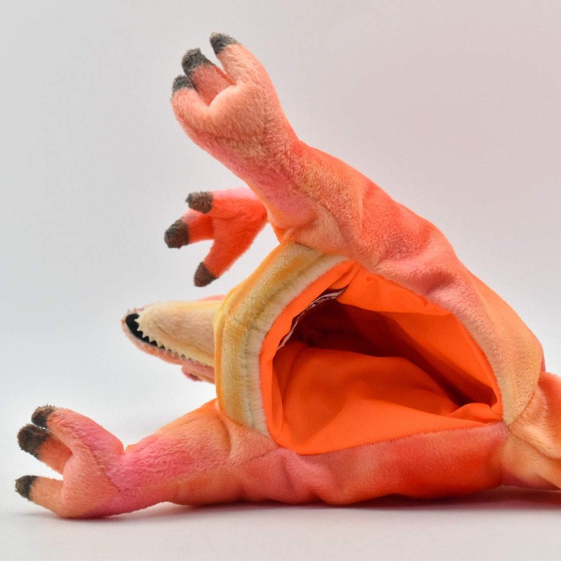 BH7753 HANSA ハンドパペットスピノサウルス レッド ４２