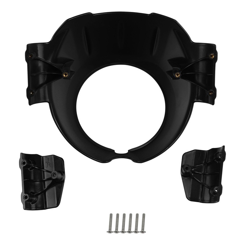 TCMT Matte Black Front Headlight Fairing Cover Fit For Indian