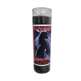 Negro Destructor Veladora Preparada/Black Destroyer Prepared Ritual Candle