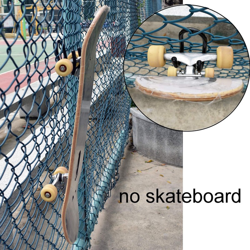 YYST Skateboard Wall Hanger Wall Storage Clip Skateboard Wall Rack