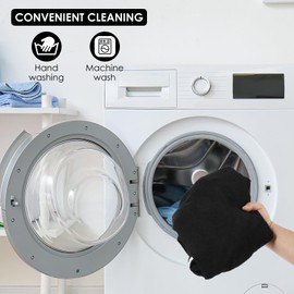 Fulasun Bean Bag Chair Cover Soft Corduroy Bean Bag Cover Plush Toys Organizer Holder Comfortable Beanbag Chairs Cover with Handle Stuffed Animal Bean Bag Storage for Kids Adults Plush Toys ..(Black)