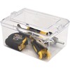 Pioneer Plastics 079C Clear Rectangular Plastic Container, 7.4375" W x