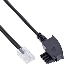 InLine 18502 TAE-F Cable for DSL Router, TAE-F Plug to RJ45 8P2C, 2 m