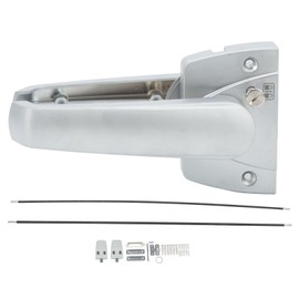 3 Point Entry Lever Lock Aluminum Alloy Door Lock Handle RV Boat Hardware for 15‑20mm Interior Door Thickness