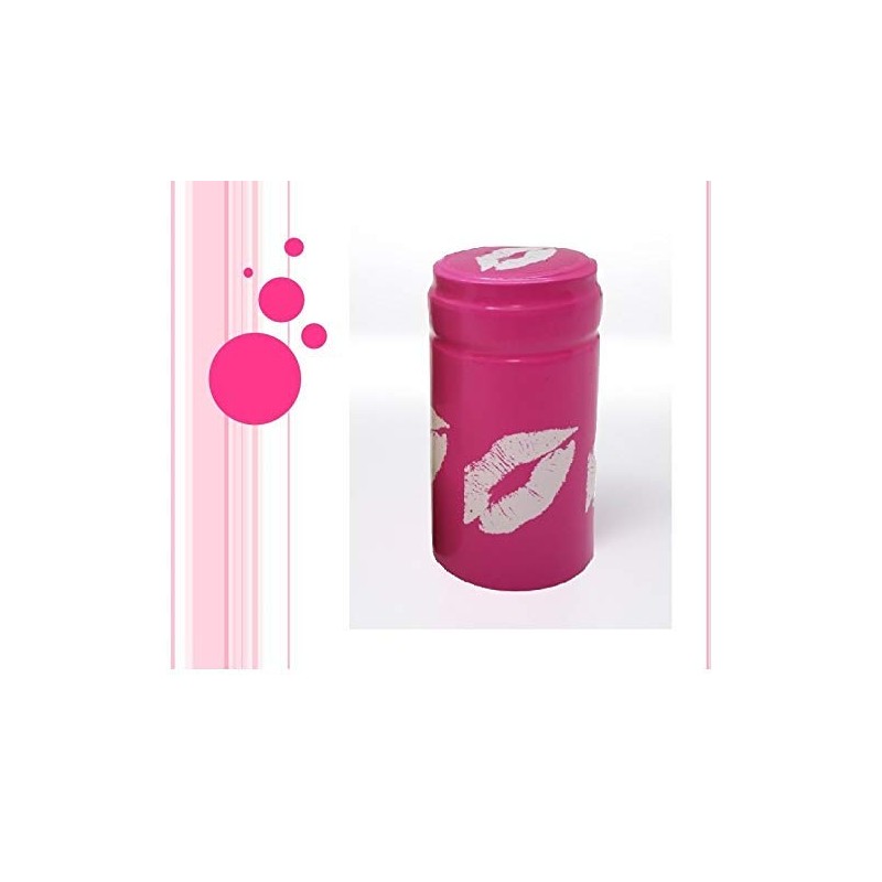30 Pack PINK KISS SWAK"Sealed with a Kiss" SHRINK CAPSULES