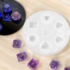 simarro 4Pcs Dice Shaped Ice Cube Mold, Silicone Dice Resin