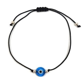 Classic Eye of Good Luck Bracelet with Red Thread for Gift (Black)