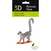 Fridolin 3D Paper Model - Lemur