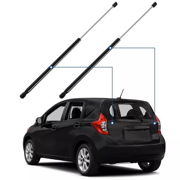 autobasicparts For 2014-2017 Nissan Versa Note 2 Pcs Rear Hatch