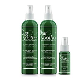 Bug Soother All Natural Bug Soother Bonus Pack - Multi-Pack includes FREE bonus 1 oz. travel size. (2, 8 oz.)